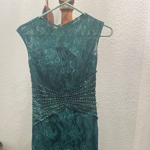 Long mother of bride dress